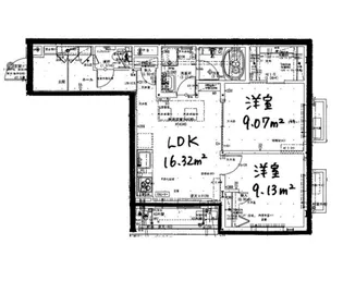 ラ・メゾン山手11【3階】の間取り
