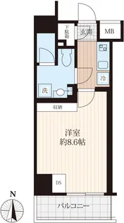 「防音マンション」TRACK両国【10階】の間取り