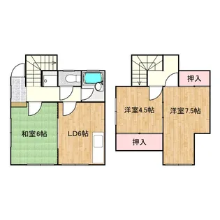 出原コーポの間取り