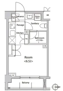 カスタリア菊川【4階】の間取り