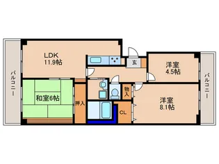 エルティ932【16階】の間取り