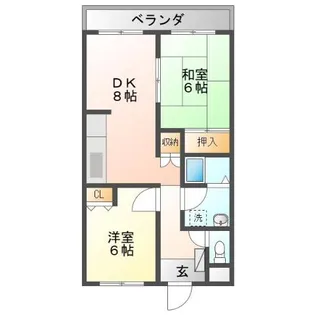 パークサイドノガミI【3階】の間取り