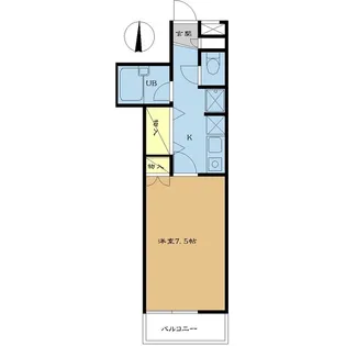 αNEXT高崎第7【2階】の間取り