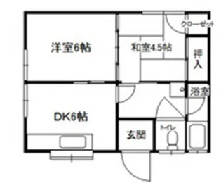 伊田荘【2階】の間取り