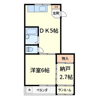 明田マンション【2階】の間取り