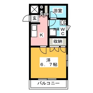 C`est joli 高円寺【3階】の間取り