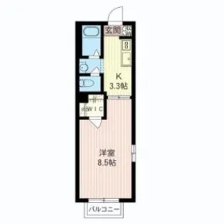 Kaiser Villa【2階】の間取り