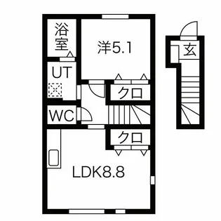 proximoA【2階】の間取り