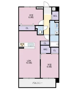 シャルム【4階】の間取り