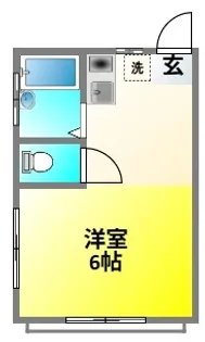 第二吉野ハイム【2階】の間取り