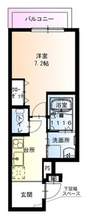 フジパレス東加賀屋【1階】の間取り