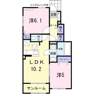 FLAT1【1階】の間取り