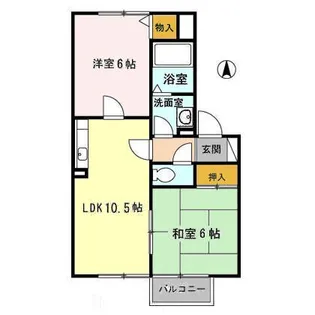 シャローム21【1階】の間取り