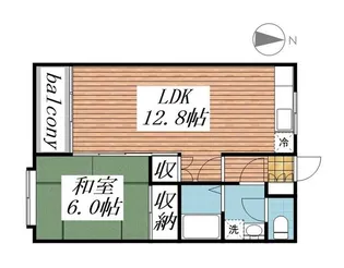 サンワロイヤル長江【2階】の間取り