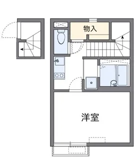 レオネクストディアコート三輪【2階】の間取り