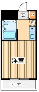 ラ・レジダンス・ド・ポローニア【5階】の間取り