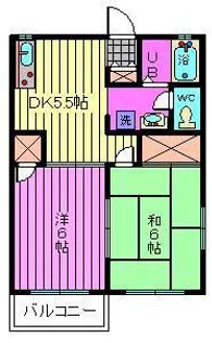 メゾンフレグランス【1階】の間取り