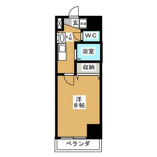プラーチド【8階】の間取り