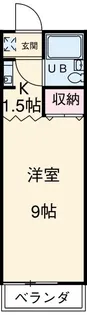 エスポワールミドリ【1階】の間取り