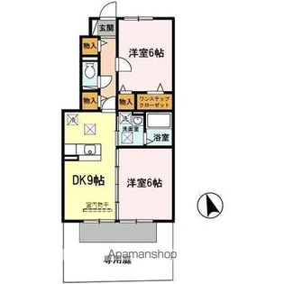 グランモア ミヤビ【1階】の間取り