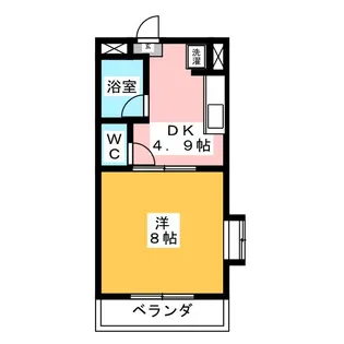 ルミエールI【4階】の間取り