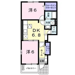 Fig Leef B【1階】の間取り