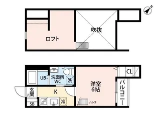 Tiare de Asuka(ティアラ ド アスカ)【1階】の間取り