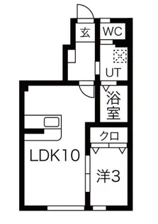 メゾンドショコラ【1階】の間取り