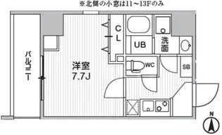 仮)Weave Base -Ueno North【2階】の間取り