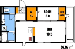 エルマーナ B棟【2階】の間取り
