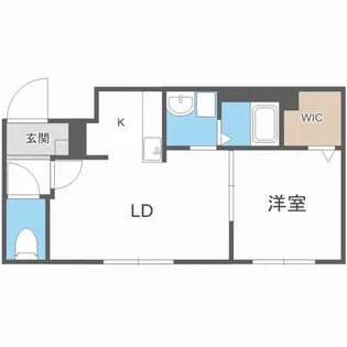 クルタ東区役所前【3階】の間取り