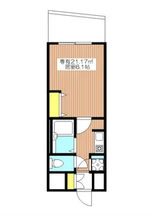 眺望GOOD エクセリア代々木 FZ【9階】の間取り