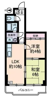 エレガンス綾瀬4【4階】の間取り