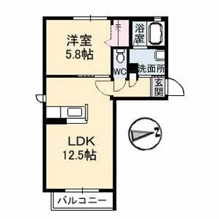 シャーメゾン津山 C棟【2階】の間取り
