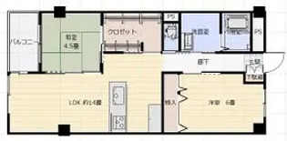 さんようレジデンス【1階】の間取り