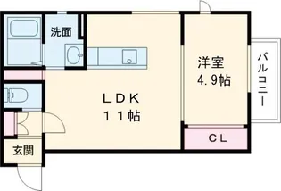 ファイブスター見山【2階】の間取り