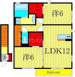 ルーヴ【2階】の間取り