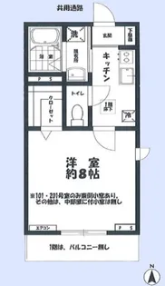 ローテンフルッセ【2階】の間取り