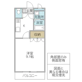 オークヒルズ【3階】の間取り