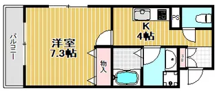 ガーデンプレイス戸越銀座【1階】の間取り