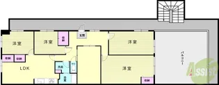 UC魚の棚【4階】の間取り