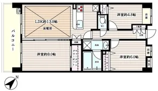 グッドヒル北浦和8【2階】の間取り