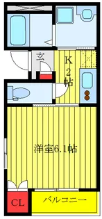 シャルムメゾン【2階】の間取り