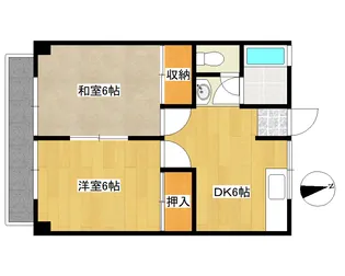 池広ビル【1階】の間取り