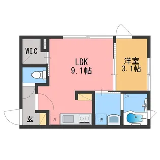 プリメーロ本町【1階】の間取り