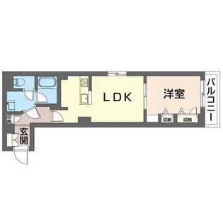 Greenage Shinjo (グリナージュ 新城)【2階】の間取り