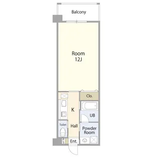 レジデンス金池【7階】の間取り