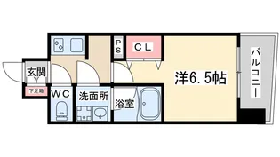 セイワパレス梅田茶屋町【2階】の間取り