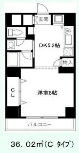 ヴェルデ藤ヶ丘【8階】の間取り