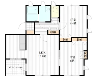 フローラM5【2階】の間取り